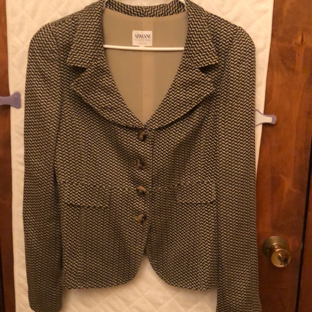 Armani Collezioni Vintage Brown/Tan Jacket
